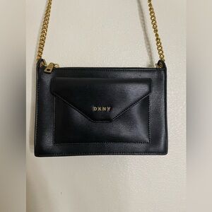 DKNY Black Leather Purse